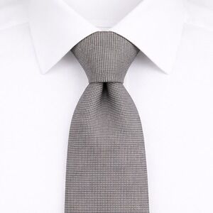 J. Lindeberg Necktie Mens Beige Micro Dot Silk Classic Designer Tie